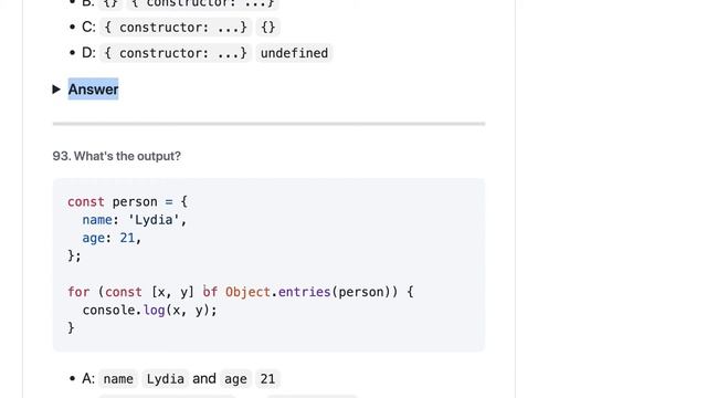 Javascript Quick Objective Questions Quiz #06 смотреть онлайн