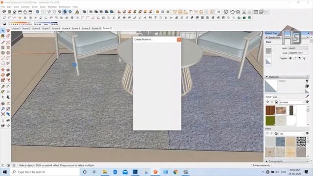 Creating Realistic Fabric Materials in Sketchup V-Ray | Sketchup Tutorial 31 | Fabrics in Vray смотреть онлайн