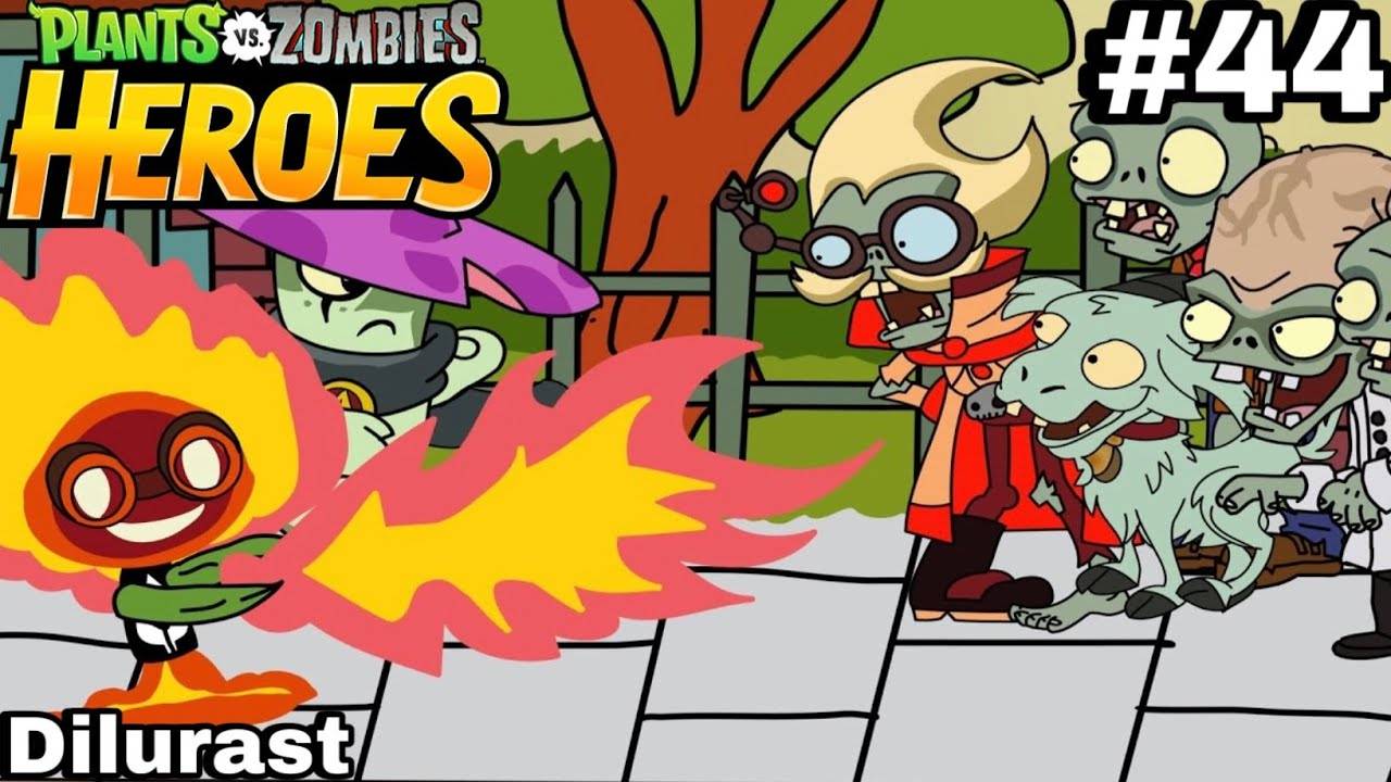Plants Vs. Zombies Heroes #44 ПРОХОЖДЕНИЕ! ВИДЕОИГРА ОНЛАЙН! GAMEPLAY! ИГРОВОЙ КАНАЛ Dilurast