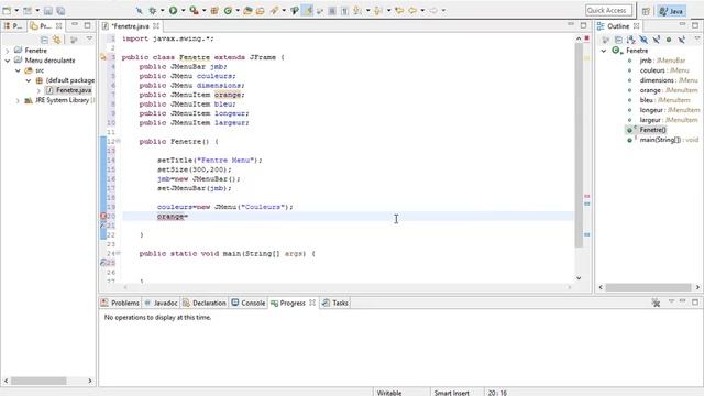 Les menu deroulants en java ! API SWING[3][2017-2018] смотреть онлайн