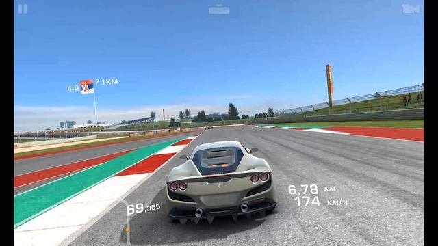Ferrari F8 TRIBUTO трасса гонка на выживание смотреть онлайн