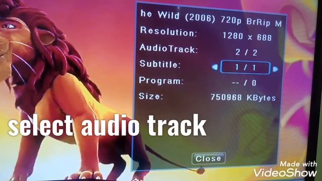 Change the language (audio track)in Haier LED TV смотреть онлайн