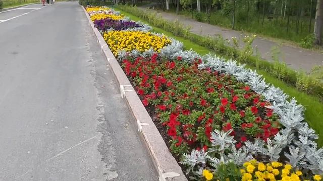#СУРГУТ ?ЦВЕТОЧНЫЙ ДИСНЕЙЛЕНД ?В ЦЕНТРЕ ГОРОДА #vlog #life #цветы #парк #север #лето2022 #russia смотреть онлайн