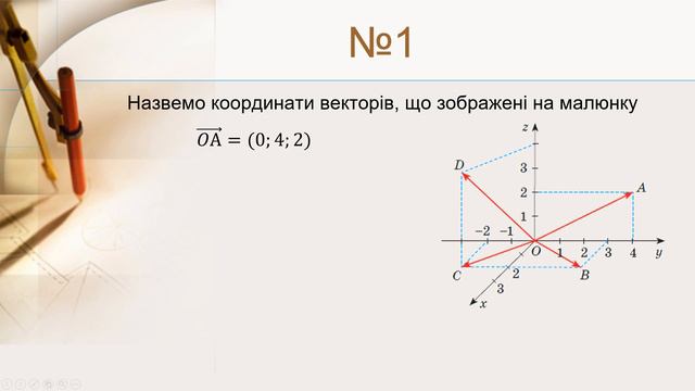 Урок №15. Вектори у просторі (10 клас. Геометрія) смотреть онлайн