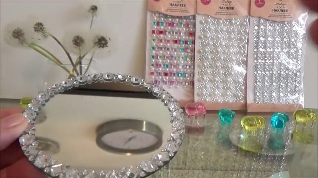DIY. Подсвечник из старого зеркала и слоников из Fix Price. смотреть онлайн