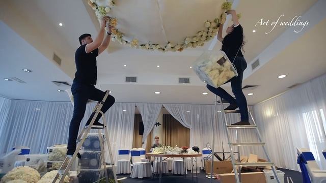 Оформление свадьбы. Украшение банкетного зала - (03 серия) смотреть онлайн