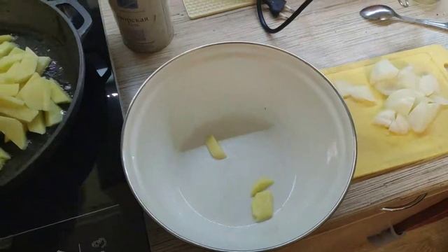 Жаренная картошка на Iplate Tz-t24