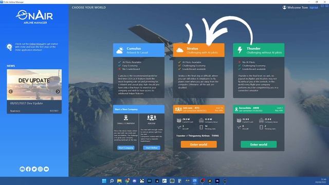 OnAir Airline Manager 2 - Choosing a World (Aug22 Update) смотреть онлайн