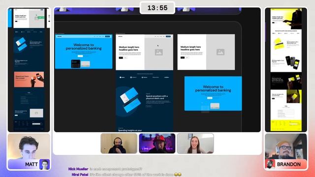 RDL Exhibition: Matt vs Brandon | Web Design Esports in Figma смотреть онлайн