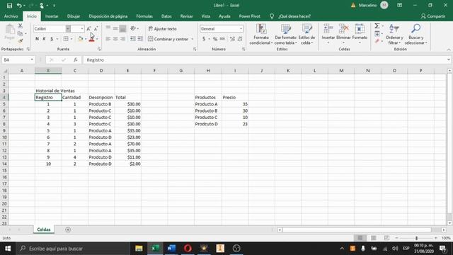 Tutorial de Excel Básico - Celdas (Clase 6) смотреть онлайн