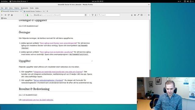 301 Docker och test смотреть онлайн