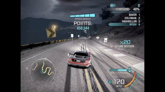 NFS Carbon: Drift - Gold Valley Run 20,322,840 Points смотреть онлайн