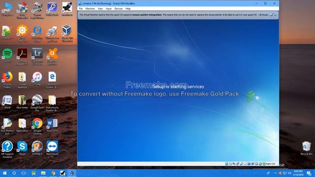 Installing Window 7 professional in Virtual Box смотреть онлайн