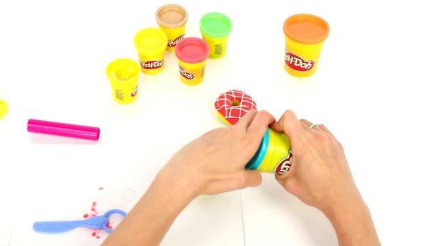 Лепим пончики из пластилина Play Doh мультик смотреть онлайн