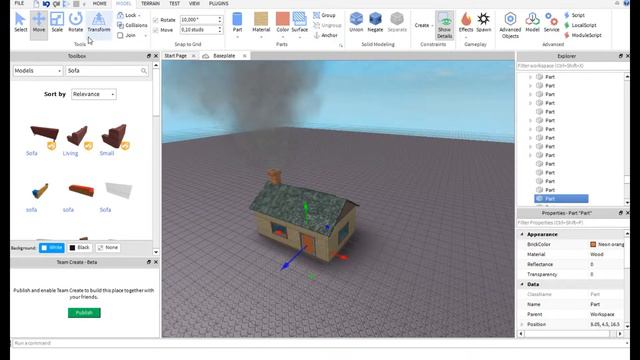 Roblox #3-Как сделать сиденья? смотреть онлайн
