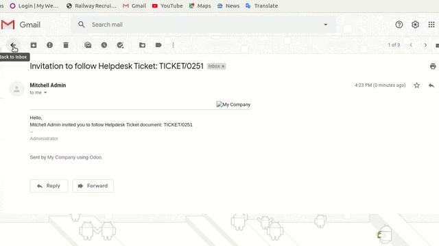 Helpdesk - Mail Odoo смотреть онлайн