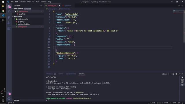 #4 Работа с пакетным менеджером NPM - Курс по Gulp 4 [2021] смотреть онлайн