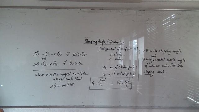 Stepper Motors: Stepping angle calculation, 25/2/2015 смотреть онлайн