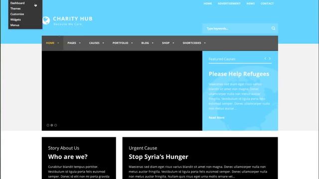 Charity Hub - Setting up as demo site смотреть онлайн