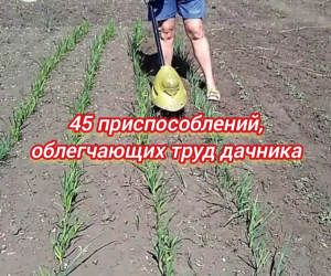 45 приспособлений, облегчающих труд дачников
