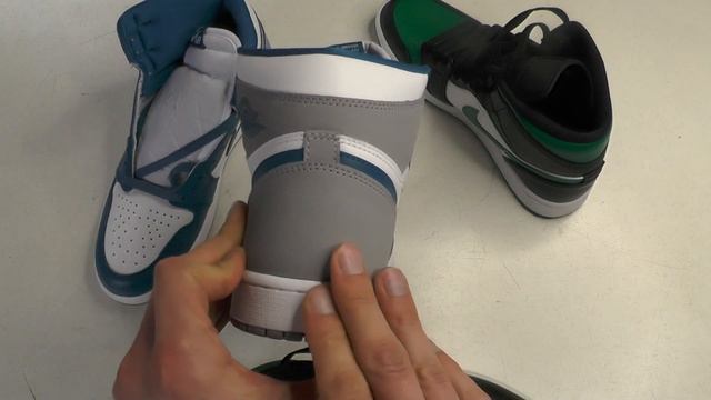 Jordan 1 High Versus Jordan 1 Mid Size Comparison