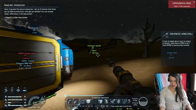 Space engineers EP2 Building the base смотреть онлайн