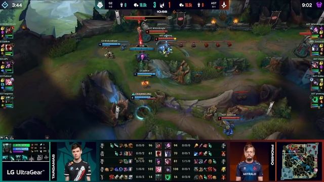 G2 vs. AST - Неделя 1 День 2 | LEC Весенний сплит | G2 Esports vs. Astralis (2022) смотреть онлайн