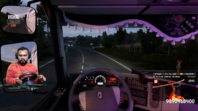 ?LIVE EURO TRUCK SIMULATOR 2 ONLINE GAMEPLAY?| NITHO PRO V16 WHEEL | #promods#tmp смотреть онлайн