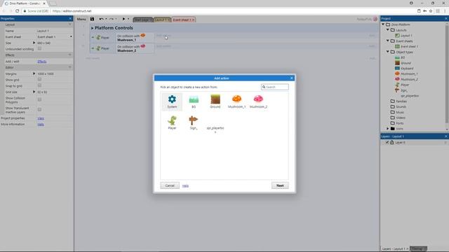 Construct 3 Tutorial - Collecting Items & Adding to the Inventory смотреть онлайн