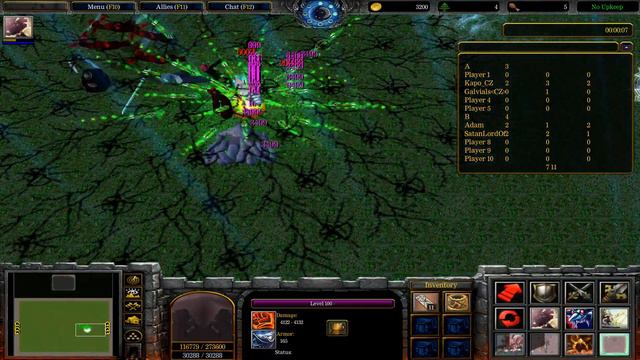 Warcraft III: TFT - Naruto Battle Royal - 18 - Hachibi, Sasori vs Gengetsu Hōzuki, Temari смотреть онлайн