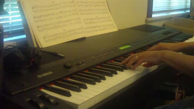 Choir sound on Yamaha P250 Stage Piano. смотреть онлайн