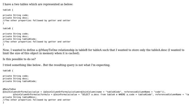 Projection on hibernate relationship annotation смотреть онлайн