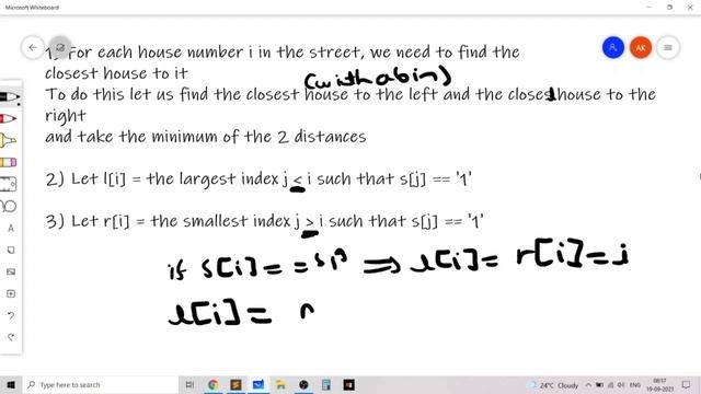 Google Kickstart F 2021 Problem A: Trash Bins - simple Dynamic Programming смотреть онлайн