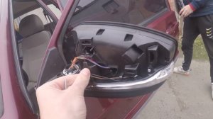 Гранта зеркала Адаптированные на ВАЗ 2109-2113-2114. Установка ПРОСТА