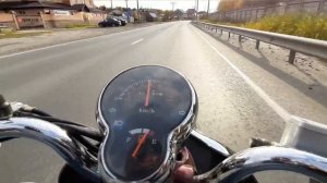 Обзор на максимальную скорость на скутере Vento Retro 150cc.