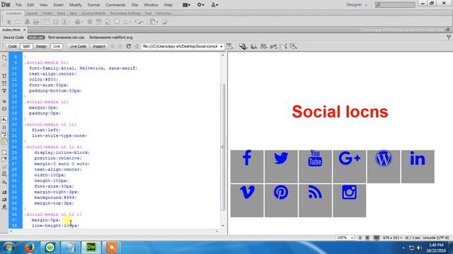 How to create social icons with html and css смотреть онлайн