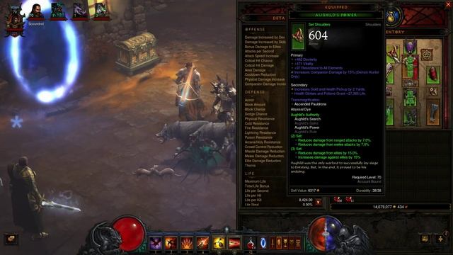 Diablo 3 Demon Hunter build, AMD Radeon R9 280X, max settings 1080p смотреть онлайн
