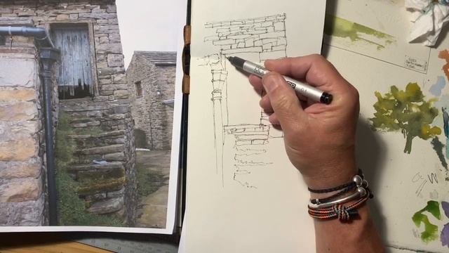 Quick and loose drawing with a fine pen смотреть онлайн