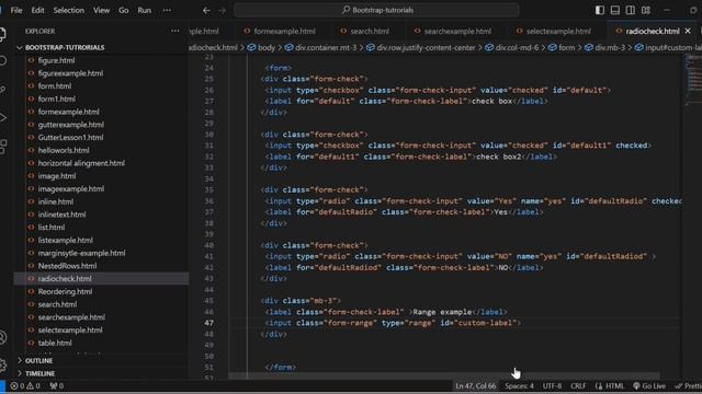 Lesson 22 Range in Bootstrap смотреть онлайн