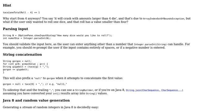 Code Review: Java rolling dice + csv array output (2 Solutions!!) смотреть онлайн
