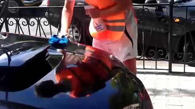 нанесение защитного слоя который придает блеск смотреть онлайн