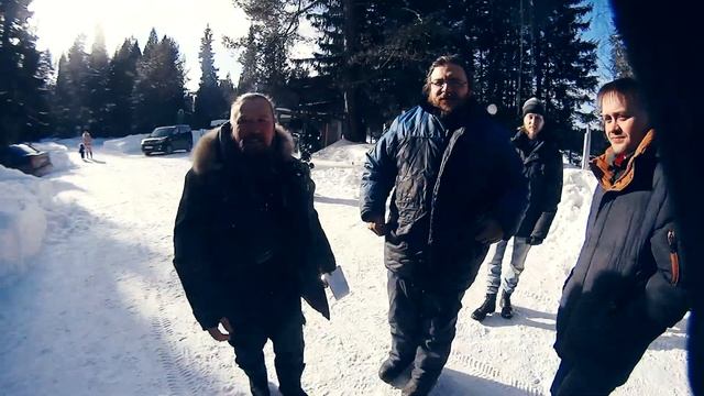 Поездка на зимнем ИЖе на МотоМасленицу смотреть онлайн