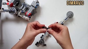 Робот художник Lego Mindstorms  EV3 рисуем с пульта управления сборка по деталям