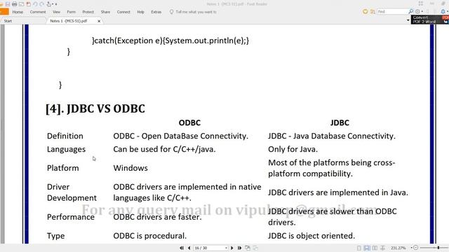 ODBC vs JDBC смотреть онлайн