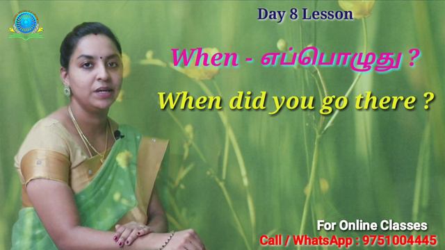 DAY 8 | '25' Days FREE Spoken English Course | "WH Questions" | Spoken English through Tamil| смотреть онлайн