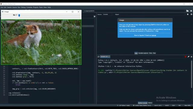 Contour Detection using Python and OpenCV смотреть онлайн