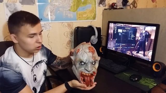 обзор на маску зомби смотреть онлайн