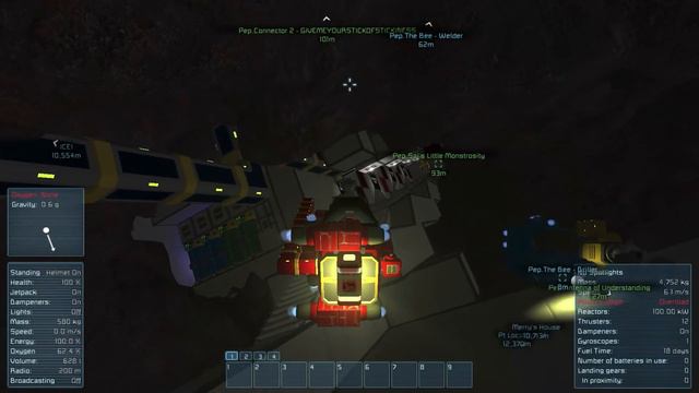 Space Engineers - S1 E47 - Welding & Grinding Bay смотреть онлайн