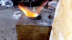 серебро из хлорида серебра,плавка с содой