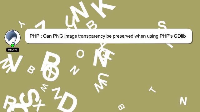 PHP : Can PNG image transparency be preserved when using PHP's GDlib imagecopyresampled? смотреть онлайн
